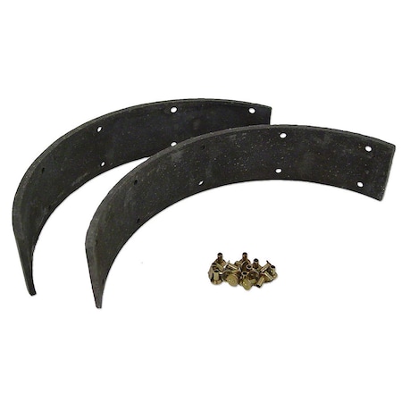 Aftermarket Brake Shoe Lining Set w/ Rivets 840681M91